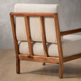 Vrede Fabric Armchair - Blackwood - Sea Sand - 8