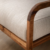 Vrede Fabric Armchair - Blackwood - Sea Sand - 10