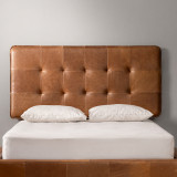 Ravelin King Leather Headboard - Cinnamon - 3