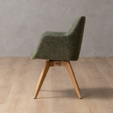 Payson Fabric Dining Chair - Thyme - 6