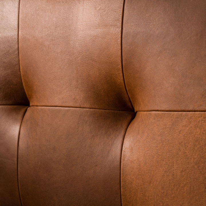 Ravelin King Leather Headboard - Cinnamon - 7