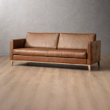 Demo - Cape Town 3-Seater Leather Couch - Butterscotch - 5