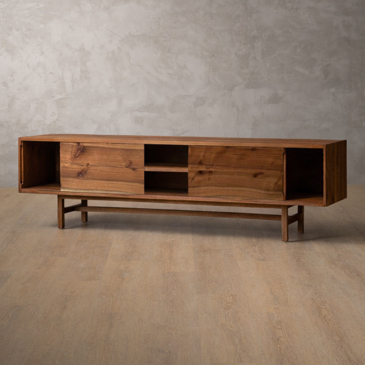 Stellenberg TV Unit - 2.0m - Blackwood - 3