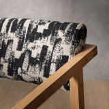 Jozi Fabric Carver Chair - Oak - Ebony - 7