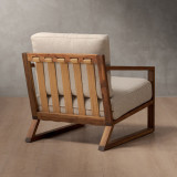 Clarens Fabric Armchair - Blackwood - Oats - 4