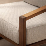 Clarens Fabric Armchair - Blackwood - Oats - 5