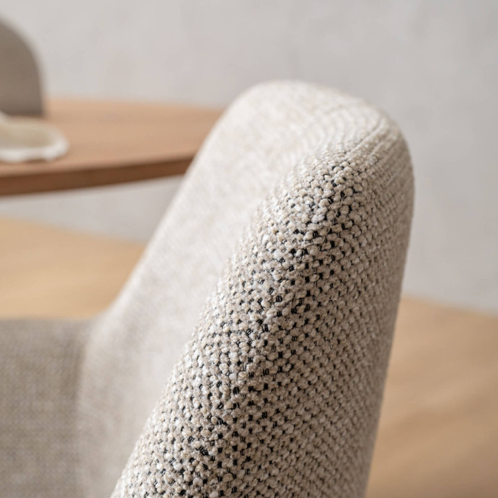 Payson Fabric Dining Chair - Stone - 3