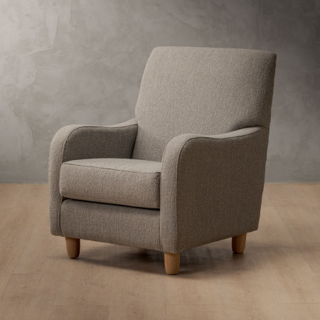Midlands Fabric Armchair - Fennel