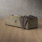 Aveline Storage Ottoman - Stoneweave Green - 2