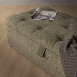 Aveline Storage Ottoman - Stoneweave Green - 3