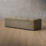 Aveline Storage Ottoman - Stoneweave Green - 5