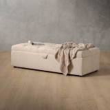 Aveline Storage Ottoman - Latté - 2