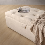 Aveline Storage Ottoman - Latté - 3