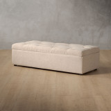 Aveline Storage Ottoman - Latté - 5