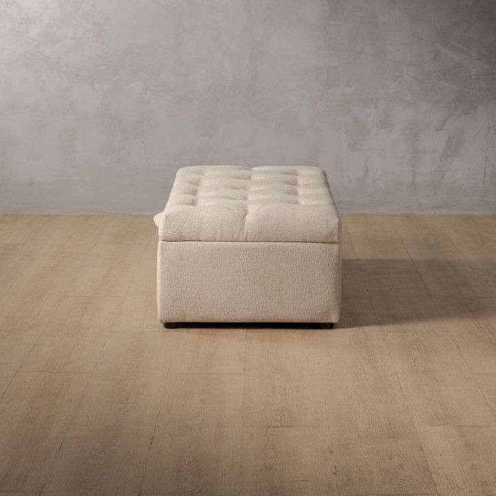 Aveline Storage Ottoman - Latté - 6
