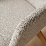 Payson Fabric Dining Chair - Stone - 8