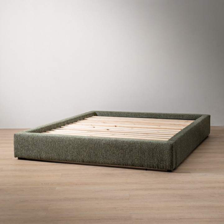 Montanelle Bed Base - King XL - Stoneweave Green - 5