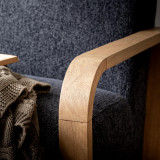 Canyon Fabric Armchair - Stoneweave Ash - 3