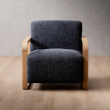 Canyon Fabric Armchair - Stoneweave Ash - 4