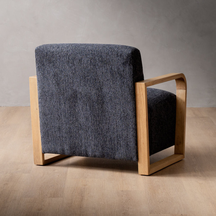 Canyon Fabric Armchair - Stoneweave Ash - 6
