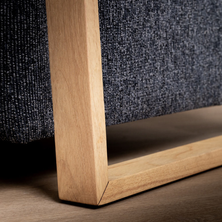 Canyon Fabric Armchair - Stoneweave Ash - 7