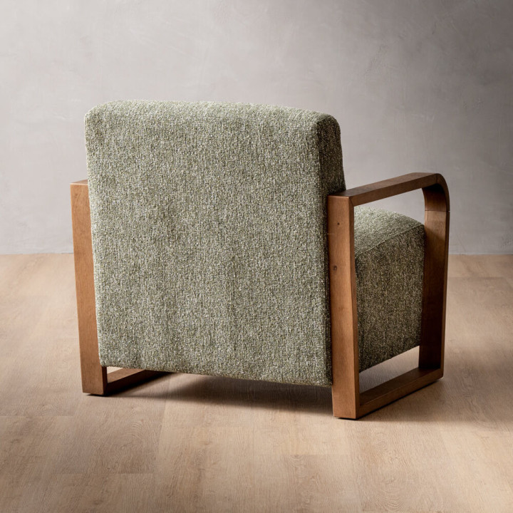 Canyon Fabric Armchair - Stoneweave Green - 5
