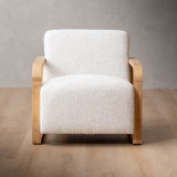 Canyon Fabric Armchair - Stoneweave Taupe - 4