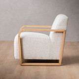 Canyon Fabric Armchair - Stoneweave Taupe - 5