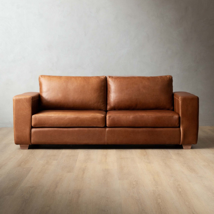 Demo - Westerman 3-Seater Leather Couch - Butterscotch - 1
