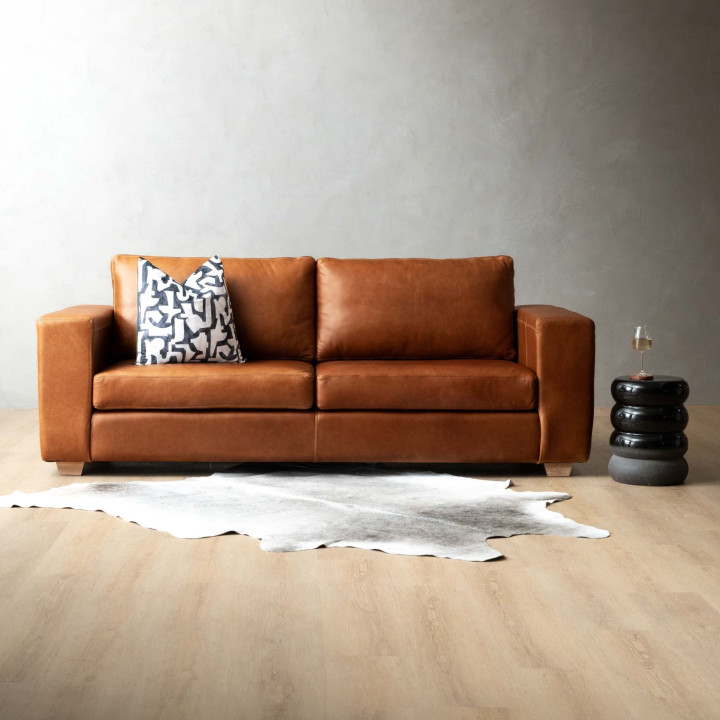 Demo - Westerman 3-Seater Leather Couch - Butterscotch - 2