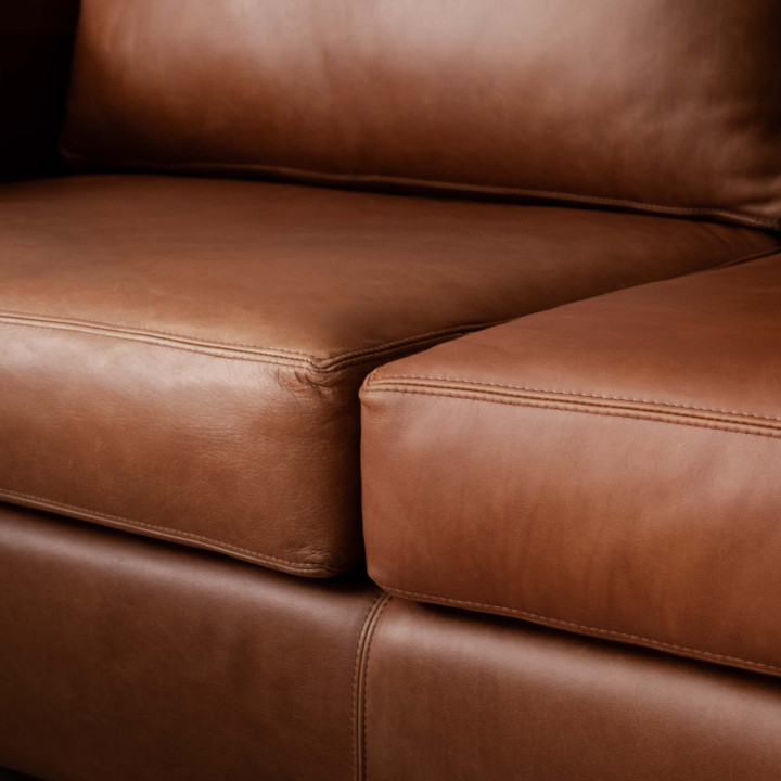 Demo - Westerman 3-Seater Leather Couch - Butterscotch - 6