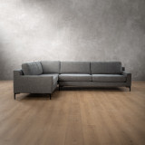 Tulbagh Fabric Corner Couch Left - Forest Ash - 5