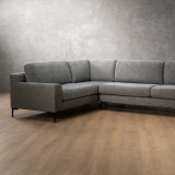Tulbagh Fabric Corner Couch Left - Forest Ash - 7