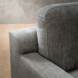 Tulbagh Fabric Corner Couch Left - Forest Ash - 8