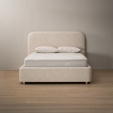 Elysia Storage Bed - King XL - Limestone - 1