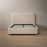Elysia Storage Bed - King XL - Limestone - 7