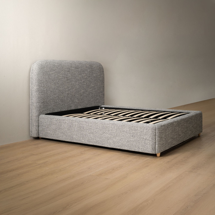 Elysia Storage Bed - King XL - Moonstone - 10