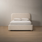 Elysia Storage Bed - Queen - Limestone - 1
