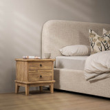 Elysia Storage Bed - Queen - Limestone - 4