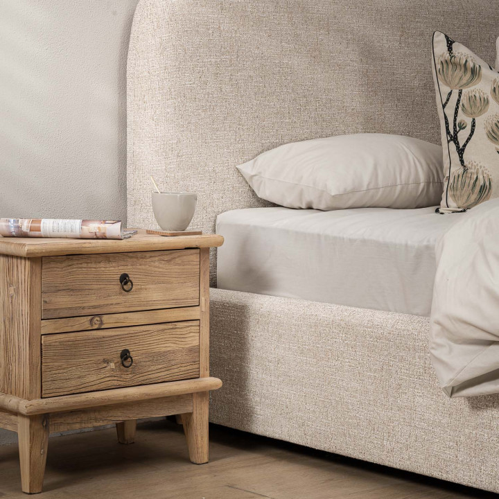 Elysia Storage Bed - Queen - Limestone - 5