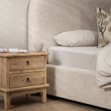 Elysia Storage Bed - Queen - Limestone - 5