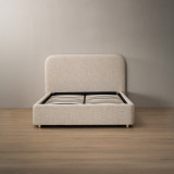 Elysia Storage Bed - Queen - Limestone - 9