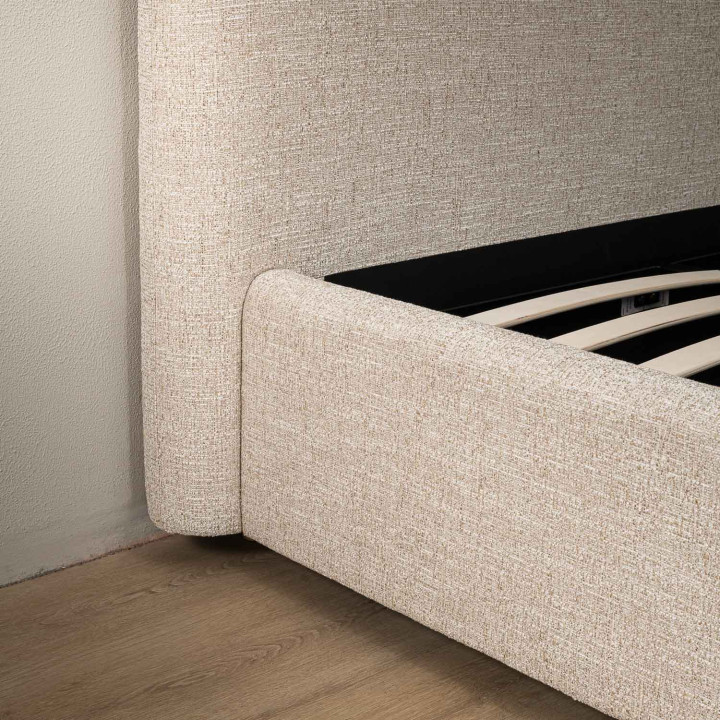 Elysia Storage Bed - Queen - Limestone - 12