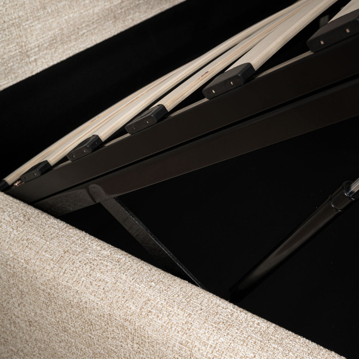 Elysia Storage Bed - Queen - Limestone - 13