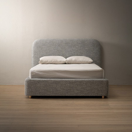 Elysia Storage Bed - Queen - Moonstone - 1