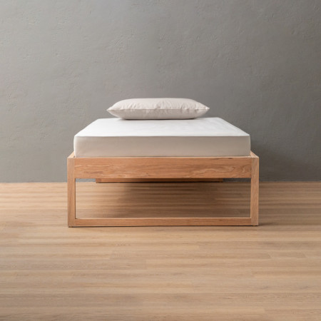 Swazi Bed Base - Single - Oak - 1