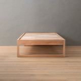 Swazi Bed Base - Single - Oak - 3