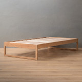 Swazi Bed Base - Single - Oak - 4
