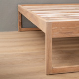 Swazi Bed Base - Single - Oak - 5
