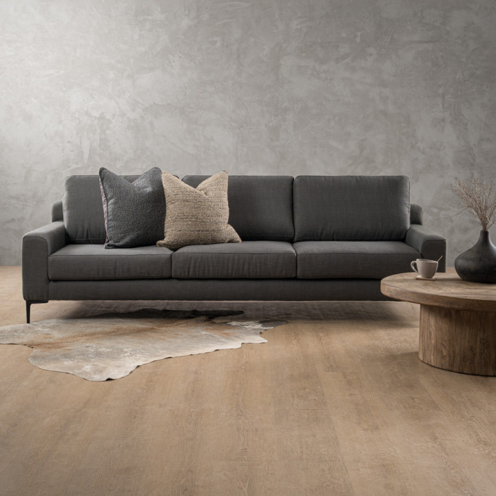 Tulbagh 4-Seater Fabric Couch - Juniper Graphite - 2